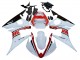 White Red Glossy Black 2006-2009 Yamaha YZF R6S Motorcycle Fairings