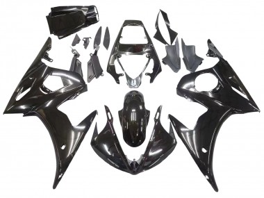 Glossy Black 2006-2009 Yamaha YZF R6S Motorcycle Fairings