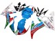 Light Blue White Green Red Kastinee Dunlop Motul 2005 Yamaha YZF 600 R6 Motorcycle Fairings