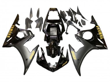 Black Gold 2005 Yamaha YZF 600 R6 Motorcycle Fairing