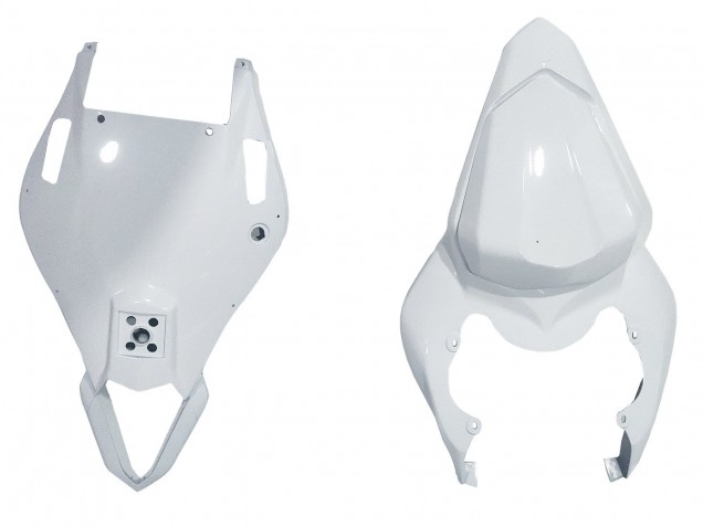 White Red 2006-2007 Yamaha YZF 600 R6 Motorcycle Fairings