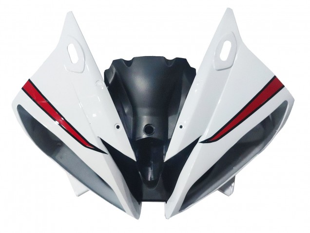 White Red 2006-2007 Yamaha YZF 600 R6 Motorcycle Fairings