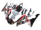 Silver Black Red Shark 4 2008-2016 Yamaha YZF 600 R6 Motorcycle Fairings