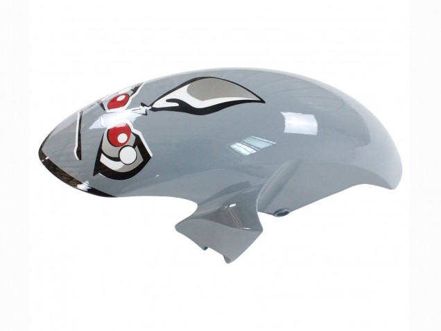 Silver Black Red Shark 4 2008-2016 Yamaha YZF 600 R6 Motorcycle Fairings