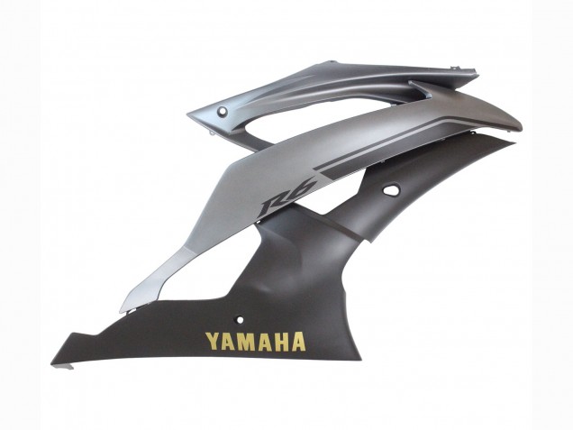 Grey Matte Black Gold Decals 2008-2016 Yamaha YZF 600 R6 Motorcycle Fairings