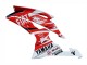 White Red Black Fiat Acer 2008-2016 Yamaha YZF 600 R6 Motorcycle Fairings