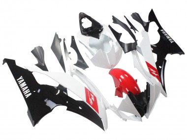 White Red Glossy Black 2008-2016 Yamaha YZF 600 R6 Motorcycle Fairings