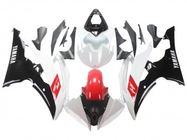 White Red Glossy Black 2008-2016 Yamaha YZF 600 R6 Motorcycle Fairings