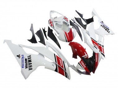 White Red Black Motul Michelin 2008-2016 Yamaha YZF 600 R6 Motorcycle Fairings