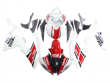 White Red Black Motul Michelin 2008-2016 Yamaha YZF 600 R6 Motorcycle Fairings