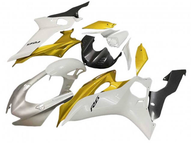 White Gold 2017-2023 Yamaha YZF 600 R6 Motorcycle Fairings