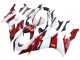 White Red Black 2017-2023 Yamaha YZF 600 R6 Motorcycle Fairings