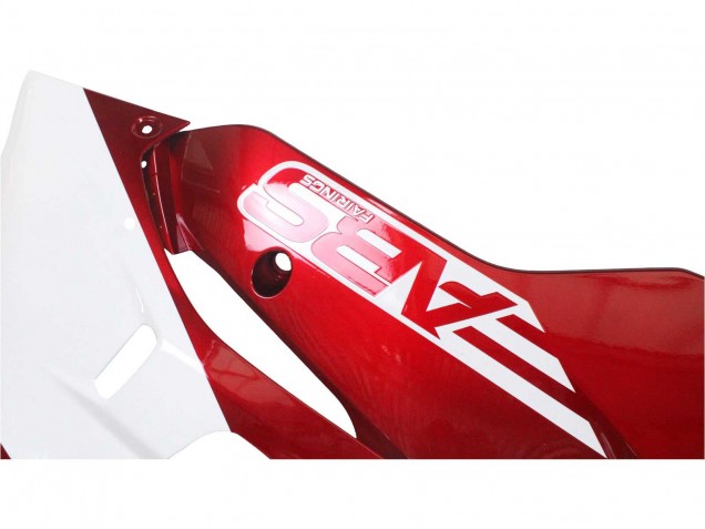 White Red Black 2017-2023 Yamaha YZF 600 R6 Motorcycle Fairings