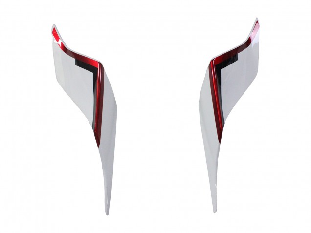 White Red Black 2017-2023 Yamaha YZF 600 R6 Motorcycle Fairings