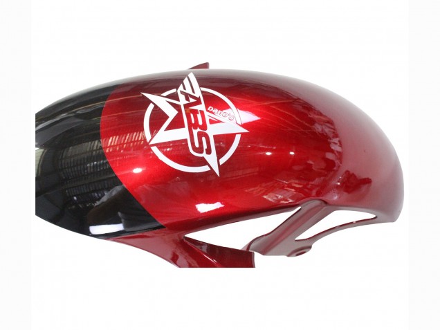 White Red Black 2017-2023 Yamaha YZF 600 R6 Motorcycle Fairings