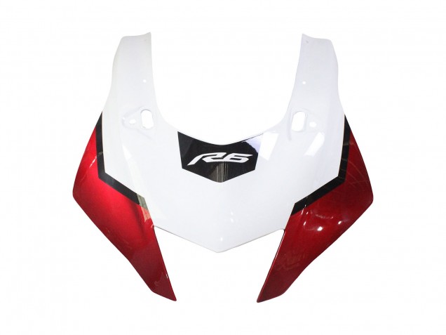 White Red Black 2017-2023 Yamaha YZF 600 R6 Motorcycle Fairings