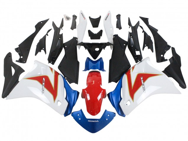 White Red Light Blue 2011-2015 Honda CBR250RR Motorcycle Fairings