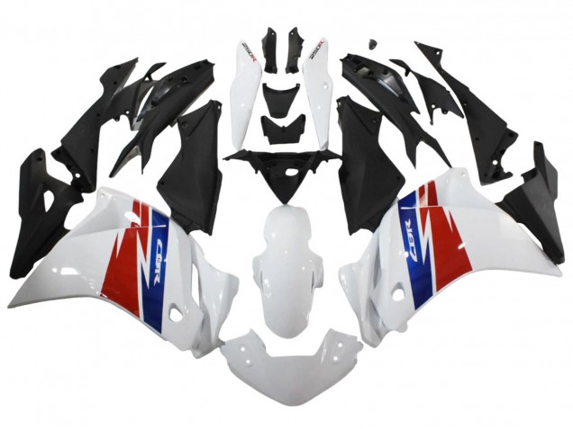 White Red Blue 2011-2015 Honda CBR250RR Motorcycle Fairings