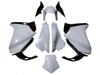 White Glossy Black 2010-2014 Honda VFR 1200 Motorcycle Fairings