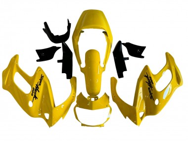 Yellow 1997-2005 Honda VTR1000F Motorcycle Fairings