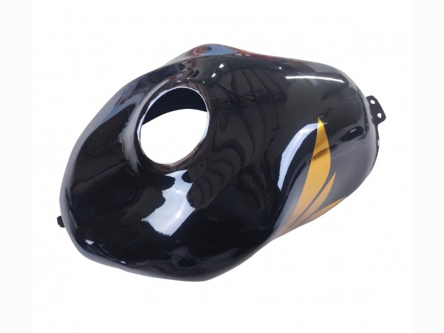Glossy Black Gold 1997-2005 Honda VTR1000F Motorcycle Fairings