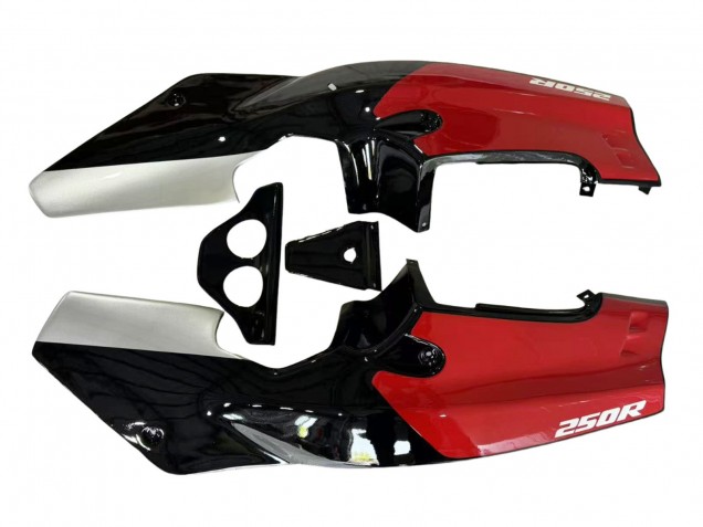 Silver Red Glossy Black 1988-1989 Honda NSR250R Motorcycle Fairings