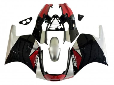 Silver Red Glossy Black 1988-1989 Honda NSR250R Motorcycle Fairings