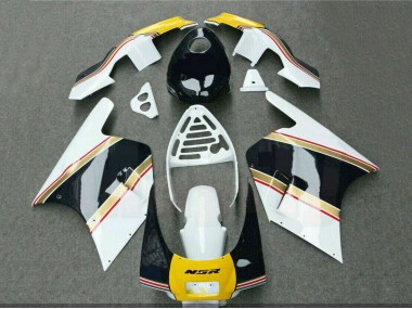 White Yellow Gold Glossy Black 1988-1989 Honda NSR250R Motorcycle Fairings