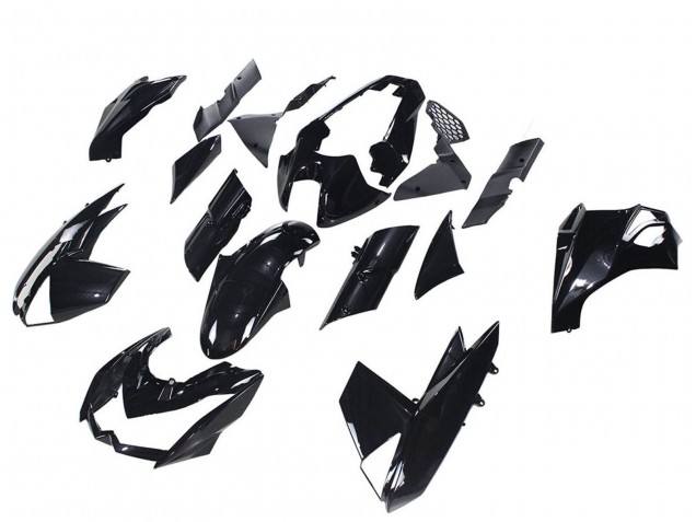 Glossy Black 2010-2013 Kawasaki Z1000 Motorcycle Fairings