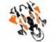 Orange Glossy Black 2010-2013 Kawasaki Z1000 Motorcycle Fairings