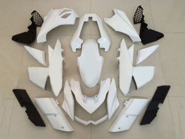 White 2010-2013 Kawasaki Z1000 Motorcycle Fairings