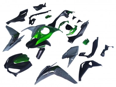 Black Green Grey 2014-2019 Kawasaki Z1000 Motorcycle Fairings