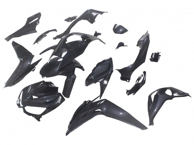 Black Carbon Fiber 2014-2019 Kawasaki Z1000 Motorcycle Fairings