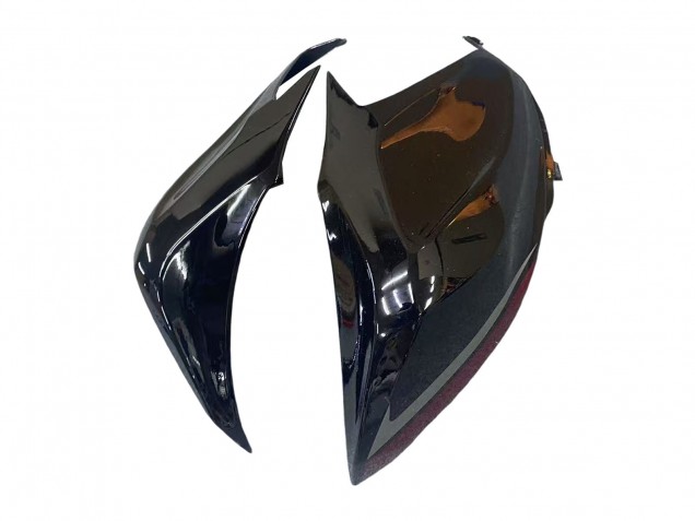 Glossy Black Red 2013-2018 Kawasaki Z800 Motorcycle Fairings