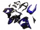 Glossy Black Blue Flame White 2000-2001 Kawasaki ZX9R Motorcycle Fairings