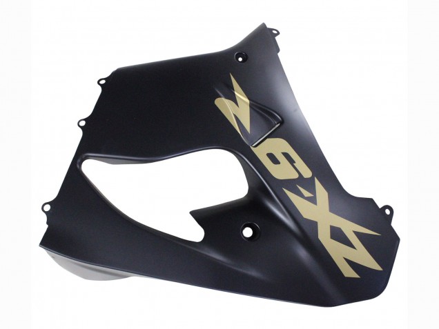 Matte Black Gold 2000-2001 Kawasaki ZX9R Motorcycle Fairings