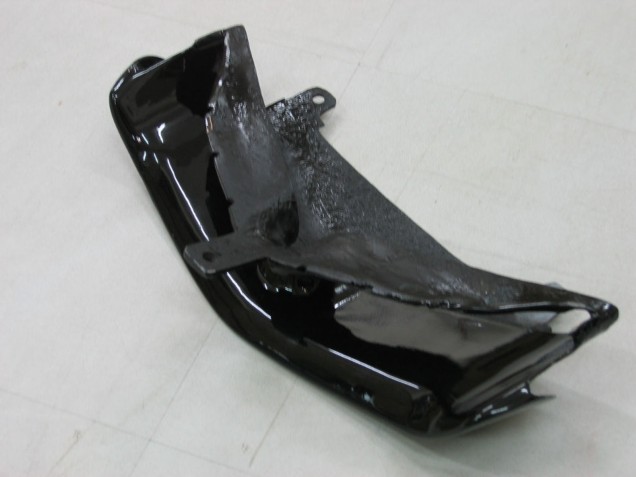 Glossy Black White West 2000-2001 Kawasaki ZX9R Motorcycle Fairings