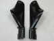 Glossy Black White West 2000-2001 Kawasaki ZX9R Motorcycle Fairings