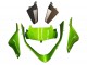 Green Flame 2000-2001 Kawasaki ZX9R Motorcycle Fairings