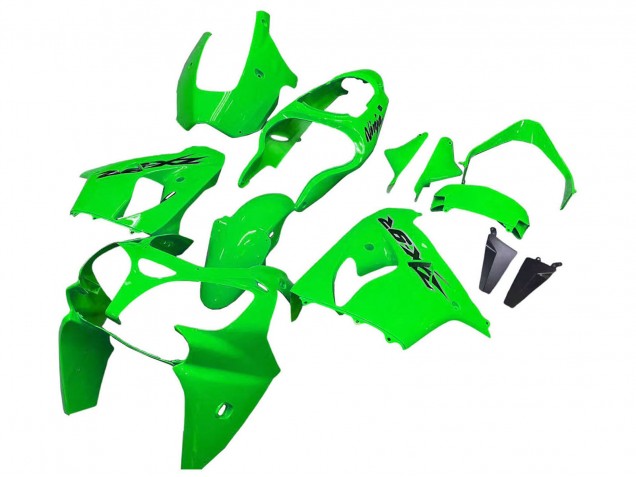 Green 2000-2001 Kawasaki ZX9R Motorcycle Fairings