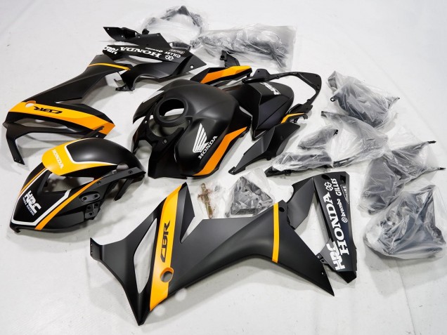 Matte Black Yellow White 2019-2020 Honda CBR650R Motorcycle Fairings