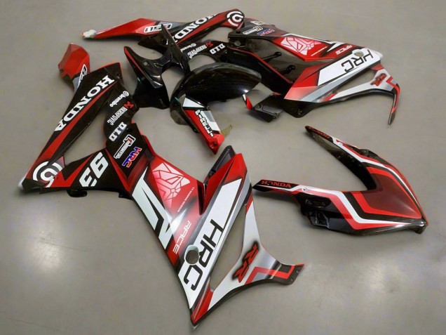 White Red Glossy Black HRC 2019-2020 Honda CBR650R Motorcycle Fairings