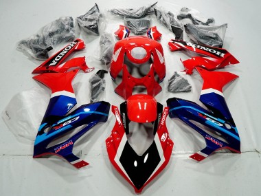 Red White Blue Glossy Black HRC 2019-2020 Honda CBR650R Motorcycle Fairings