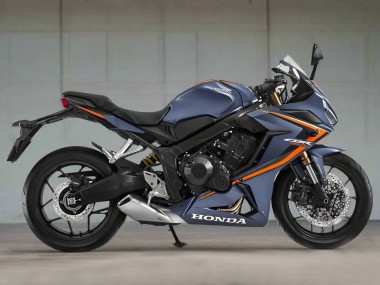 Glossy Dark Blue Orange Black 2019-2020 Honda CBR650R Motorcycle Fairings