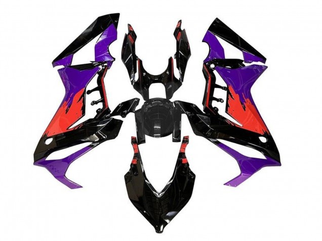 Purple Red Glossy Black 2019-2020 Honda CBR650R Motorcycle Fairings