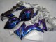 Chameleon Blue Purple 2021-2023 Honda CBR650R Motorcycle Fairings