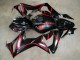 Glossy Black Red Stripe 2021-2023 Honda CBR650R Motorcycle Fairings