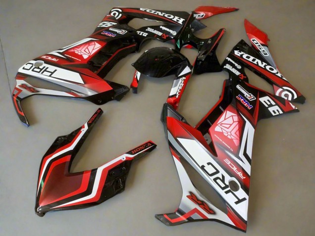 White Red Glossy Black HRC 2021-2023 Honda CBR650R Motorcycle Fairings