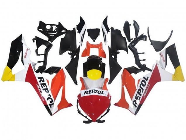 Orange White Red Yellow Glossy Black Repsol 2021-2023 Honda CBR650R Motorcycle Fairings