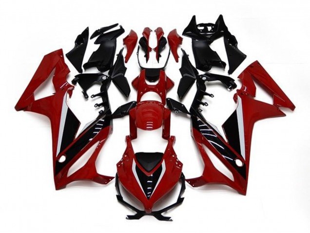 Maroon Red Glossy Black 2021-2023 Honda CBR650R Motorcycle Fairings